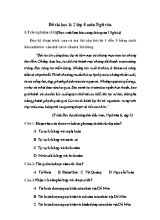 Đề thi học kì 2 Lớp 6 môn Ngữ văn